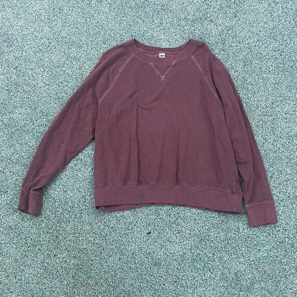 Old Navy Plum Long Sleeve Top